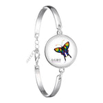 bracelet LGBT Structure Papillon 