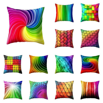 coussin lgbt couleurs arc en ciel