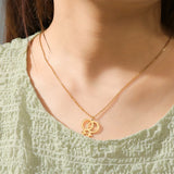 Collier chaîne et pendentif double Vénus – Bijou d'identité lesbien