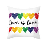 Housse de coussin LGBT Amour véritable