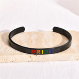 Bracelet en acier inoxydable spécial Pride