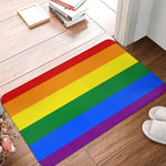Tapis arc en ciel multi-color