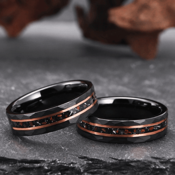 SOXEMAN Bague en tungstène élégante et élégante de 8 mm de large, bague de mariage pour homme et femme, cadeau de bijoux de mariage SOXEMAN Bague en tungstène élégante et élégante de 8 mm de large, bague de mariage pour homme et femme, cadeau de bijoux de mariage
