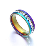 Bague LGBT Shine Arc en Ciel