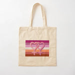 Tote Bag LGBT Lesbi Heart