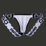 Jockstrap taille basse à bandes larges – esprit graphique