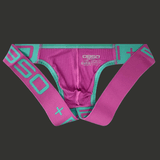 Jockstrap taille basse à bandes larges – esprit graphique