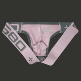 Jockstrap taille basse à bandes larges – esprit graphique