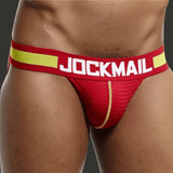 Slip jockstrap gay – lignes franches, couleurs affirmées