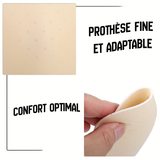 visuel montrant la souplesse de la prothèse