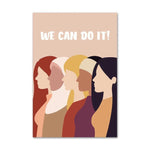 Affiche Feministe On peut le faire