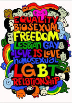 Affiche LGBT Egalité