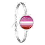 Bracelet LGBT Structure Drapeau Lesbien
