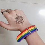Bracelet LGBT l'Authentique tatouage main