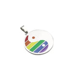 Collier LGBT Argentique Mansuétude pendentif