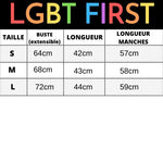 guide des tailles trop top LGBT