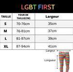 Guide de TALLE Lingerie gay calecon bandes arc enciel