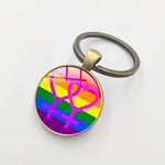 Porte clef LGBT coloré lesbien