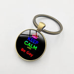 Porte clef LGBT keep calm and be gay