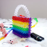 sac perles LGBT rainbow