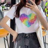 Tee shirt LGBT Coeur reflet