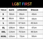 Tee-shirt LGBT Complicité Lesbienne guide des tailles