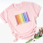 Tee-shirt LGBT étiquetage rose