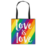 Tote bag LGBT rainbow love