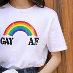 T shirt LGBT Gay af