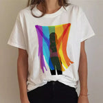 T shirt LGBT communauté colorée
