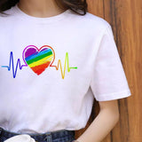 T shirt LGBT not alone