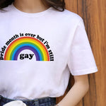 T shirt LGBT toujours lutter