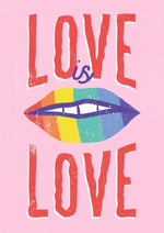 affiche LGBT L'amour pastel