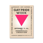 affiche LGBT rétro semaine affiche gay