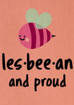 Affiche LGBT "lesbienne et fière"
