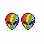 Boucles d'oreilles LGBT Funny alien
