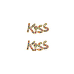 Boucles d'oreilles LGBT Shinny Kiss 