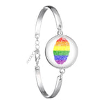 Bracelet LGBT Structure Empreinte