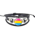 Bracelet tressé LGBT Pansexuel 