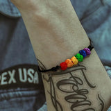 bracelet noeuds multiples LGBT