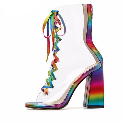Escarpins Boots Rainbow Flag