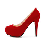 Chaussure Drag-queen Rouge Plateforme