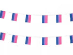 drapeau bisexuel banderole
