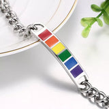 gourmette rainbow Bracelet LGBT