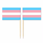 mini drapeau transgenre pour patisserie