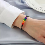 noeuds multiples bracelet LGBT