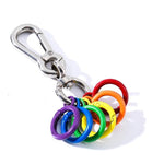 Porte clef LGBT Anneaux