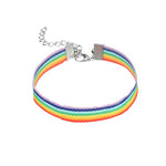 Bracelet arc-en-ciel LGBT