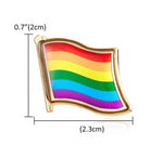 Pins LGBT arc-en-ciel drapeau