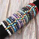 Tous les bracelets arc-en-ciel multicolore LGBT